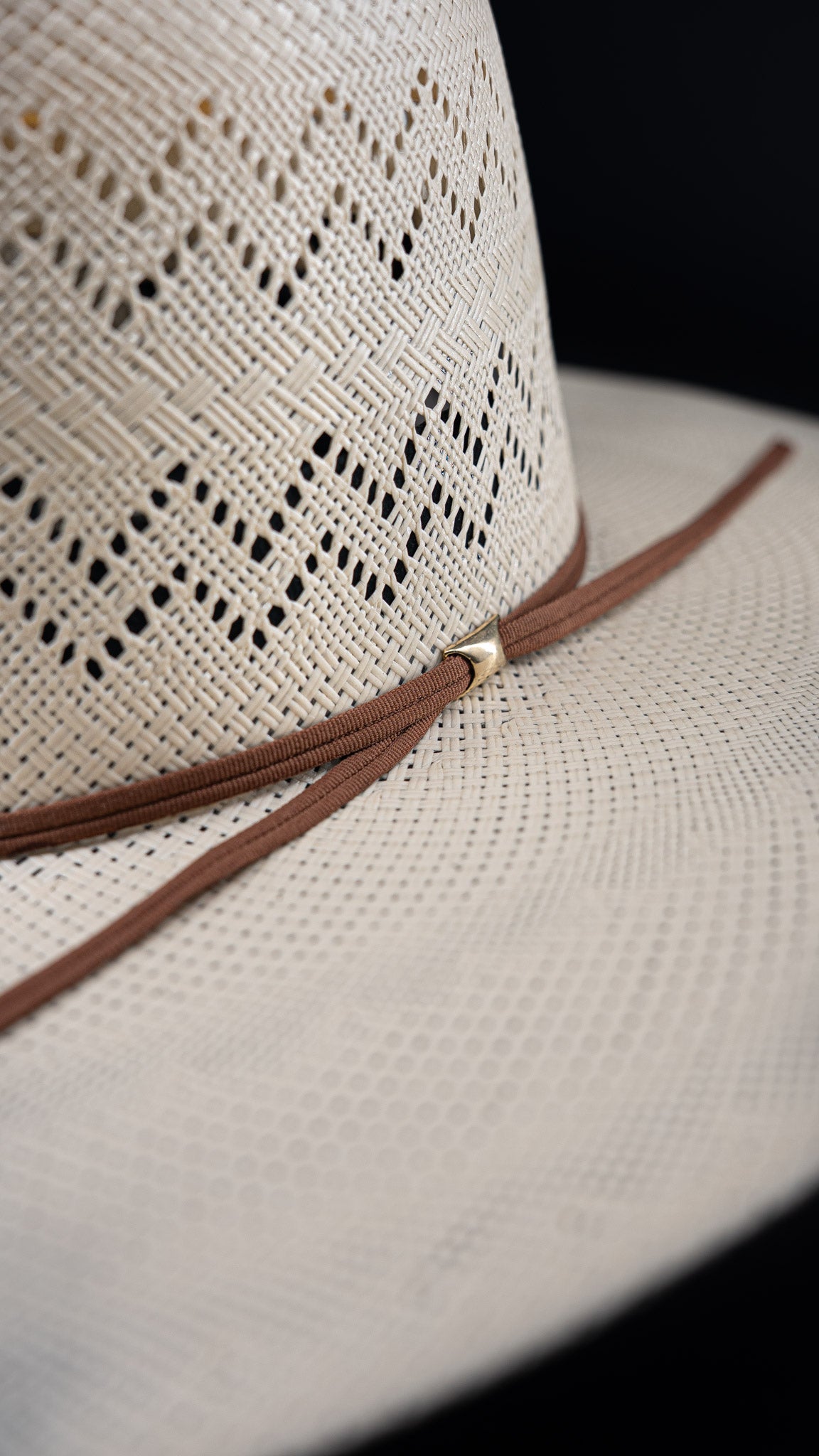 Rock'em 100X Zigzag Open Crown Straw Hat