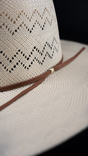 Rock'em 100X Zigzag Open Crown Straw Hat