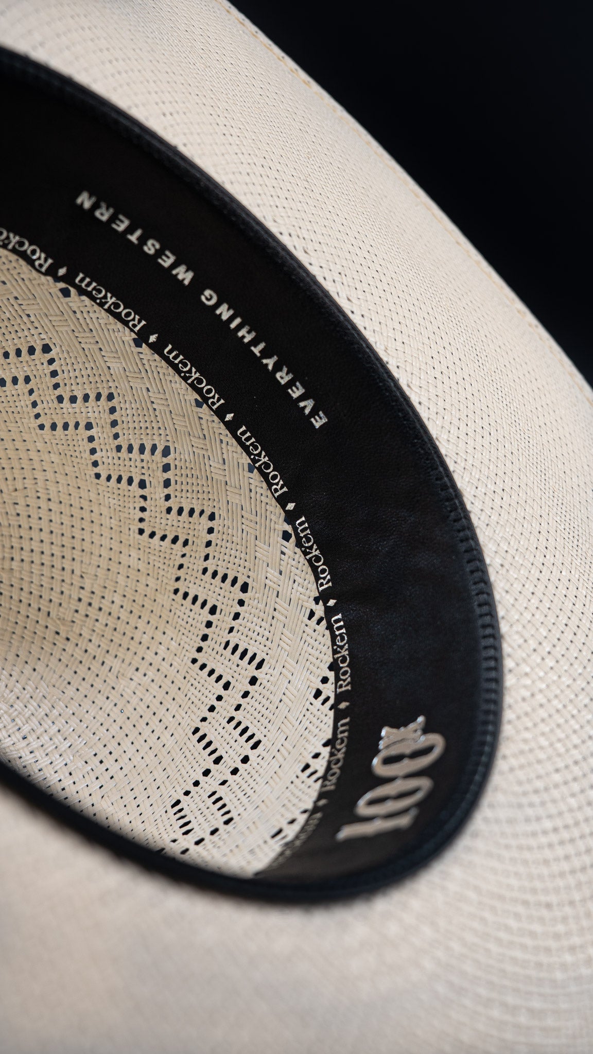 Rock'em 100X Zigzag Open Crown Straw Hat