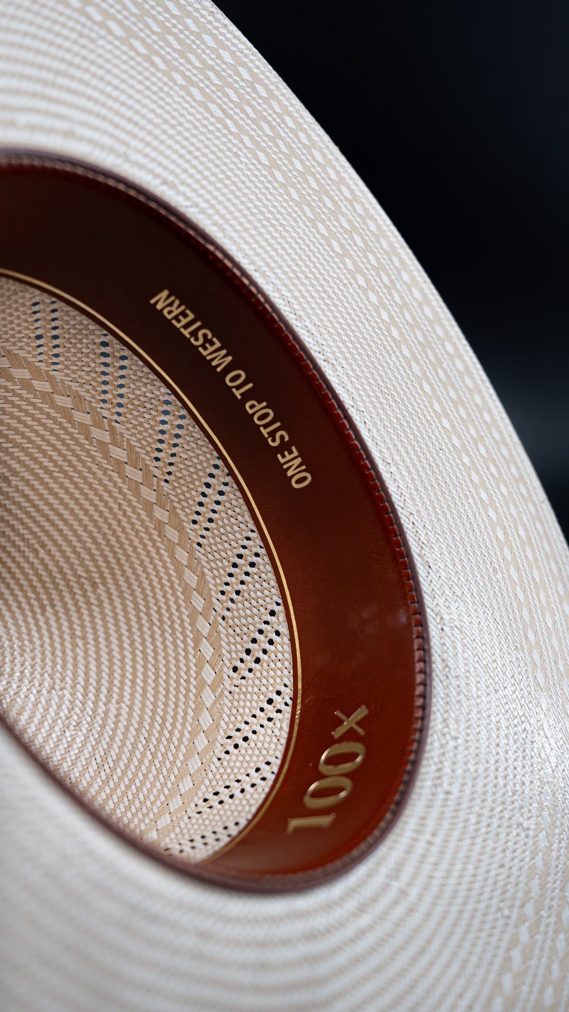 Rock'em 100X Riverside Open Crown Straw Hat