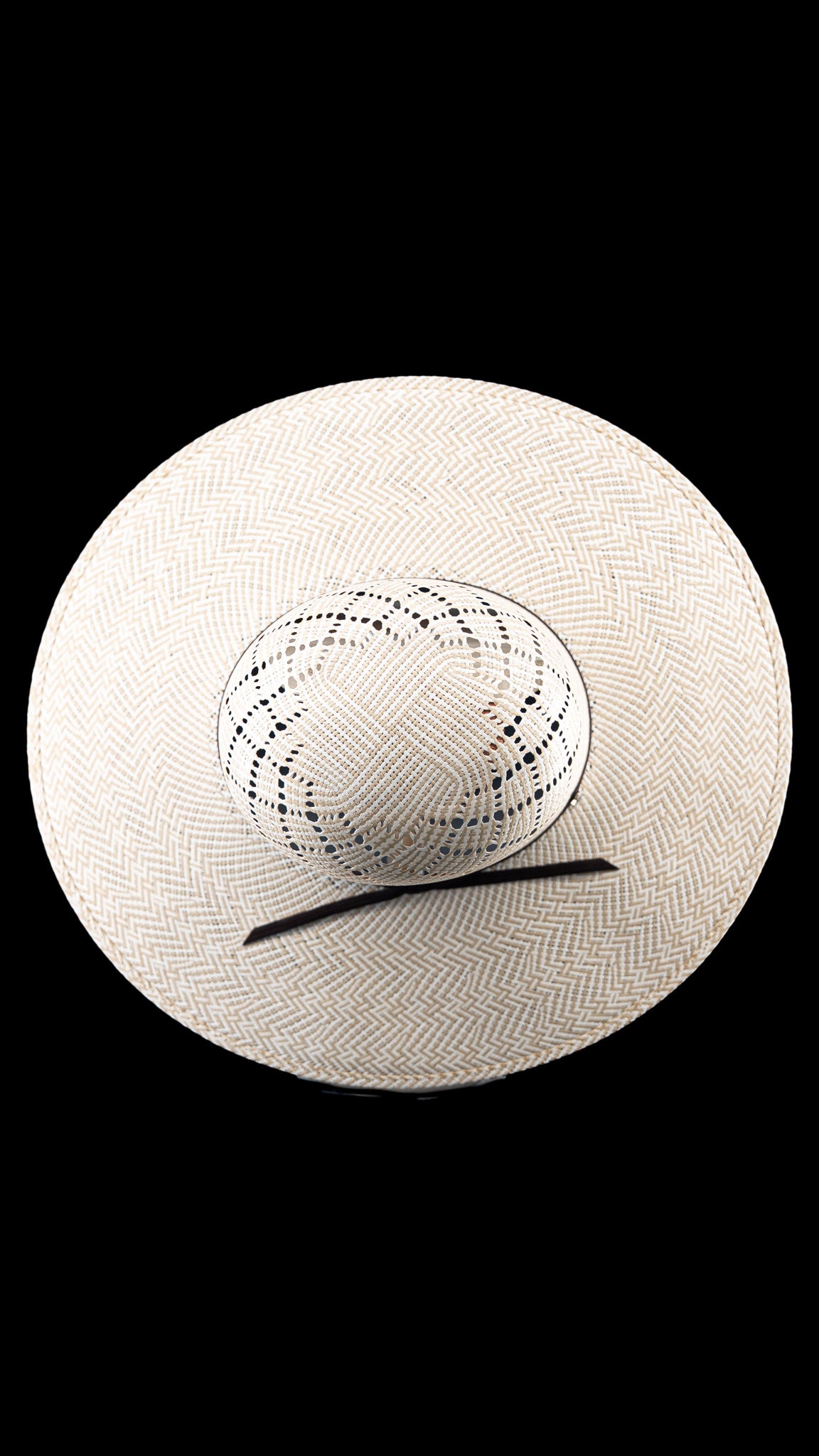 Rock'em 100X Ram Open Crown Straw Hat