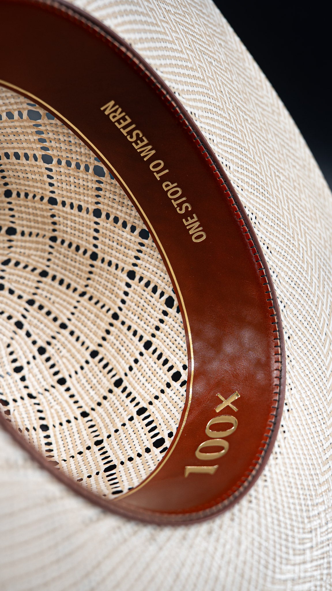 Rock'em 100X Ram Open Crown Straw Hat