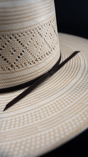 Rock'em 100X Branham Open Crown Straw Hat