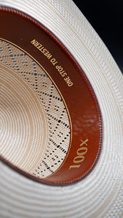 Rock'em 100X Branham Open Crown Straw Hat