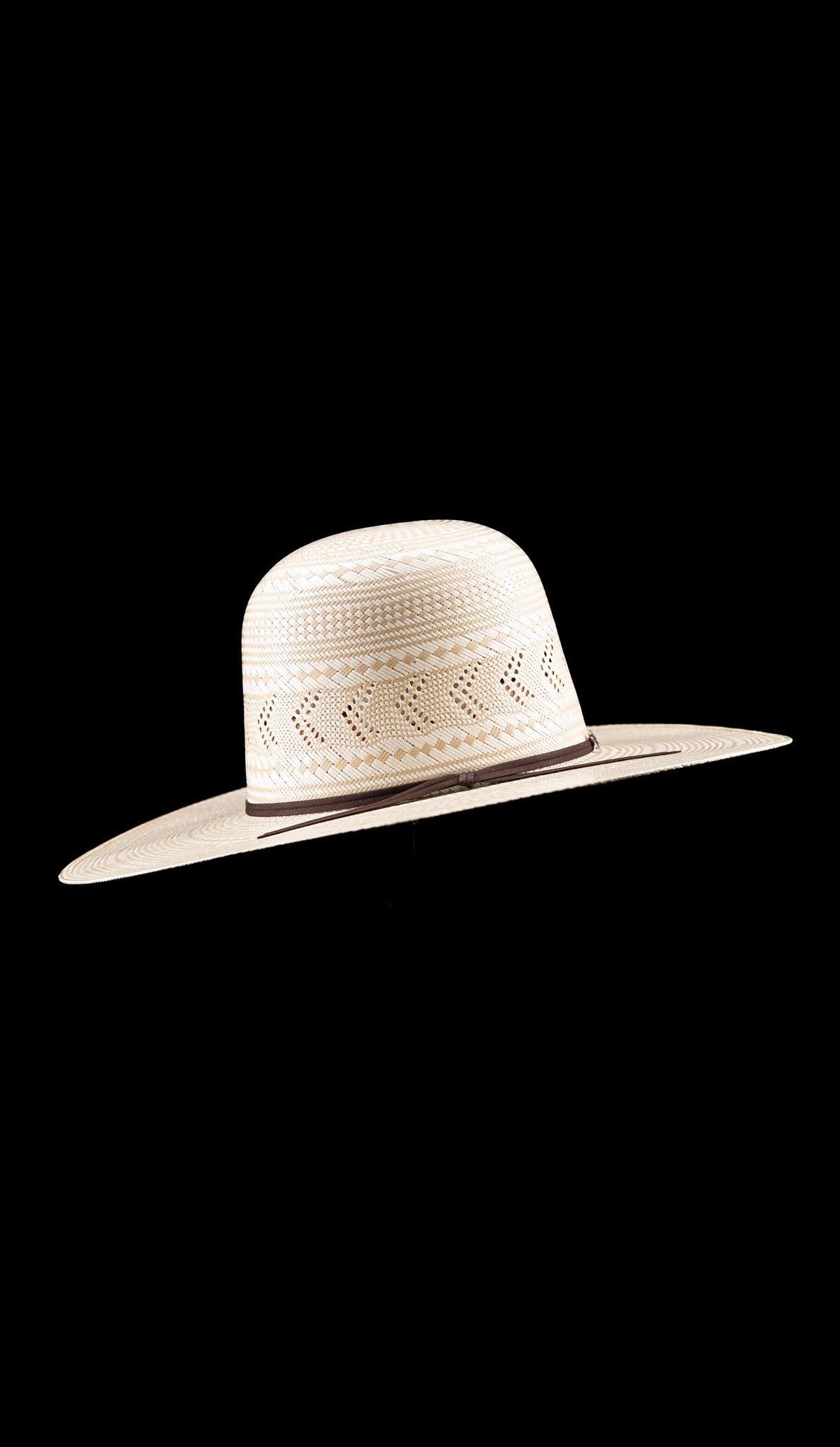 Rock'em 100X Curve Open Crown Straw Hat