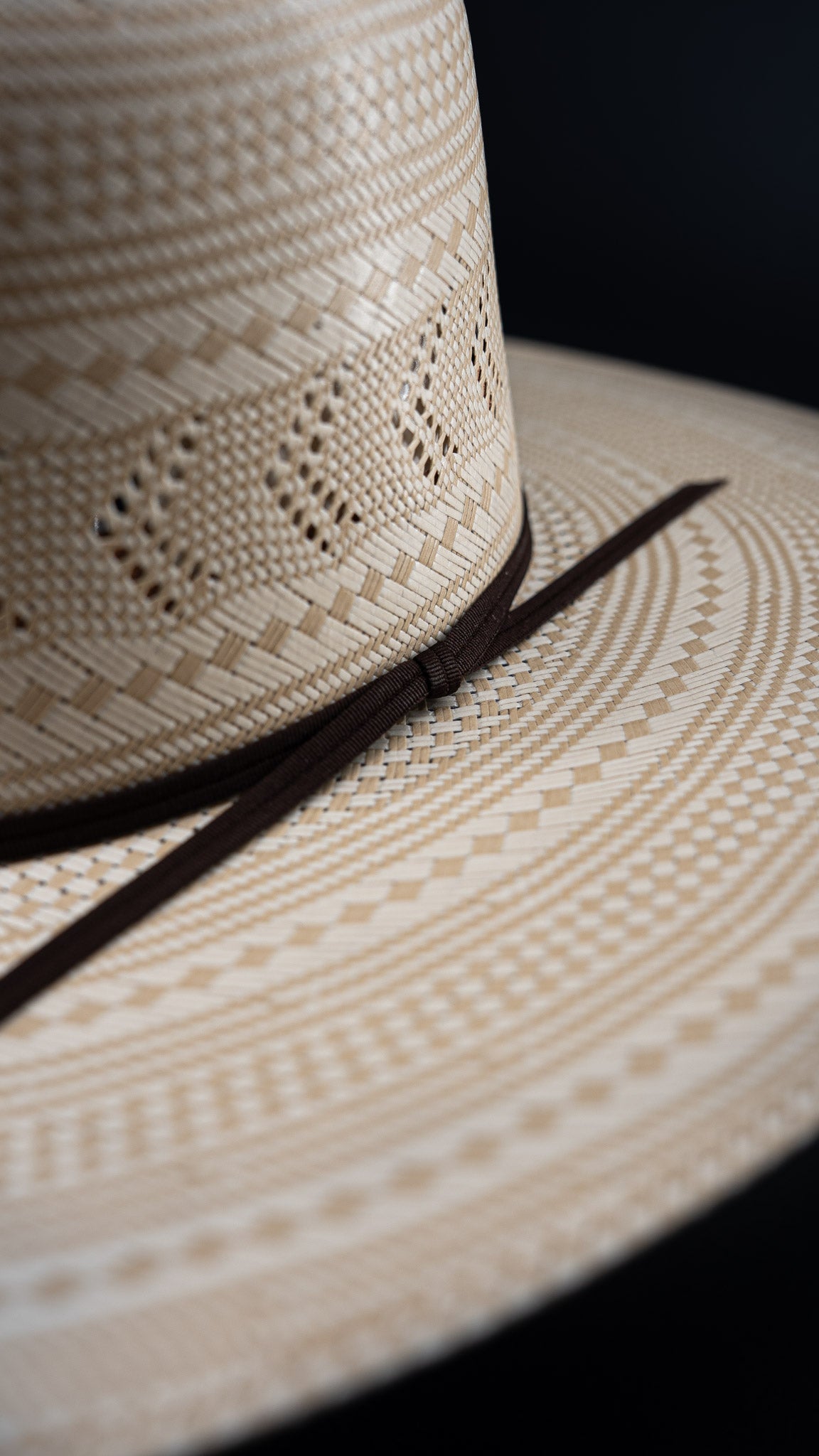 Rock'em 100X Curve Open Crown Straw Hat