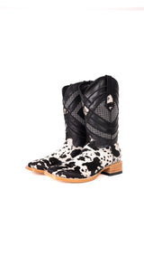 Prescott Brazil Cowhide Square Toe Cowboy Boot Size 9.5 Box ZM20