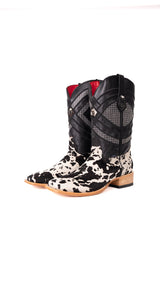 Prescott Brazil Cowhide Square Toe Cowboy Boot Size 13 Box ZM30