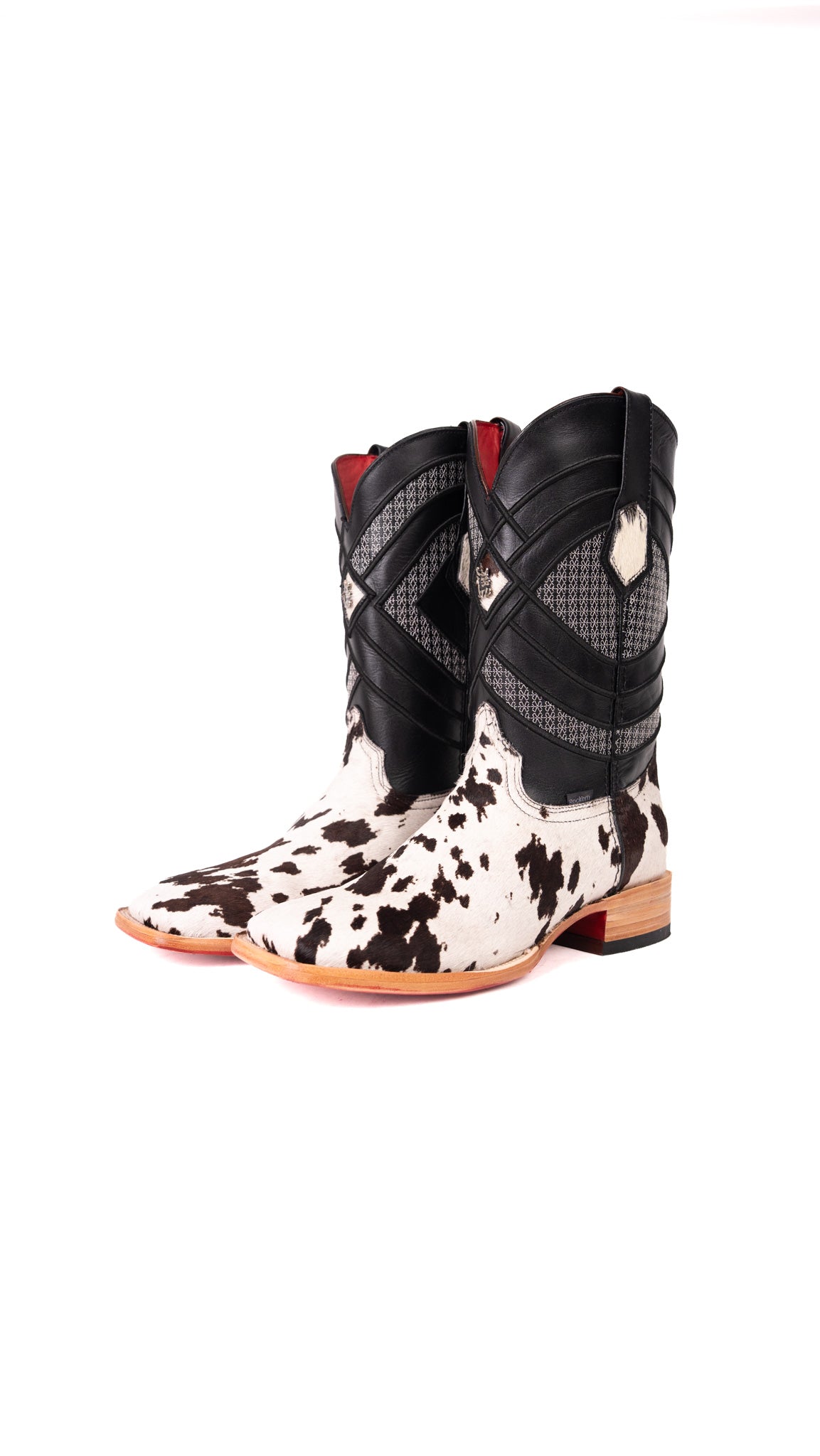 Prescott Brazil Cowhide Square Toe Cowboy Boot Size 10 Box ZM25