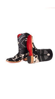 Prescott Brazil Cowhide Square Toe Cowboy Boot Size 13 Box ZM29