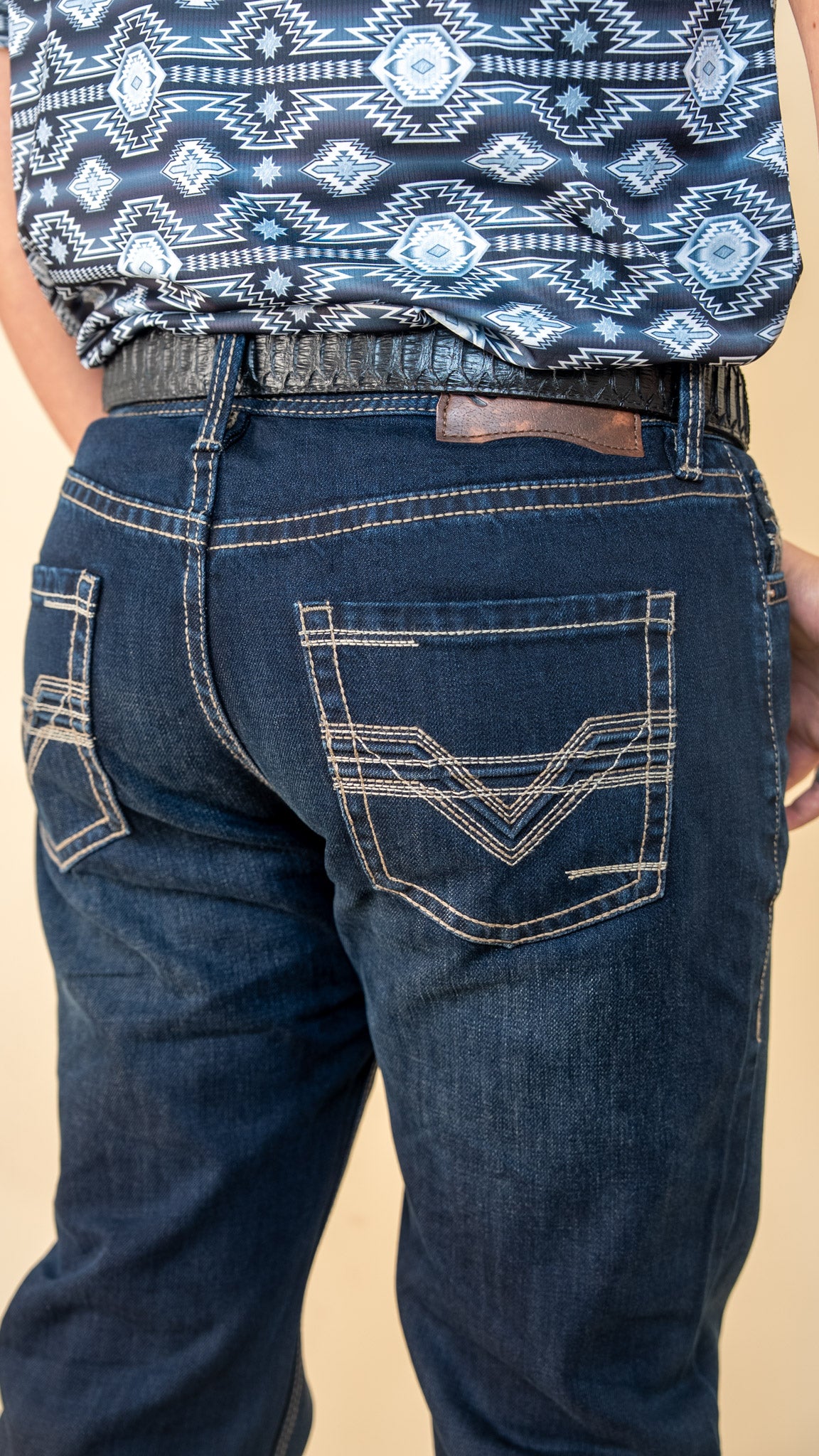 Rock & Roll Denim DB Straight Jeans