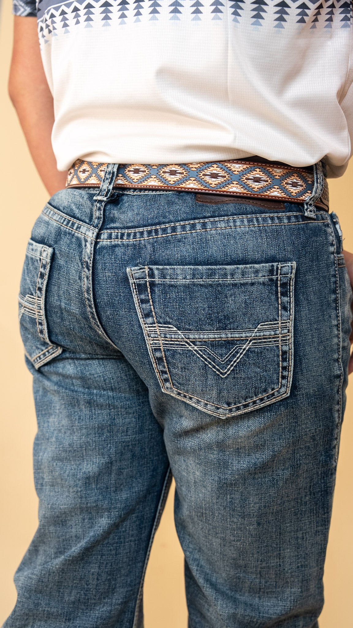 Rock & Roll Two Tone Straight Pants