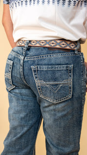 Rock & Roll Two Tone Straight Pants