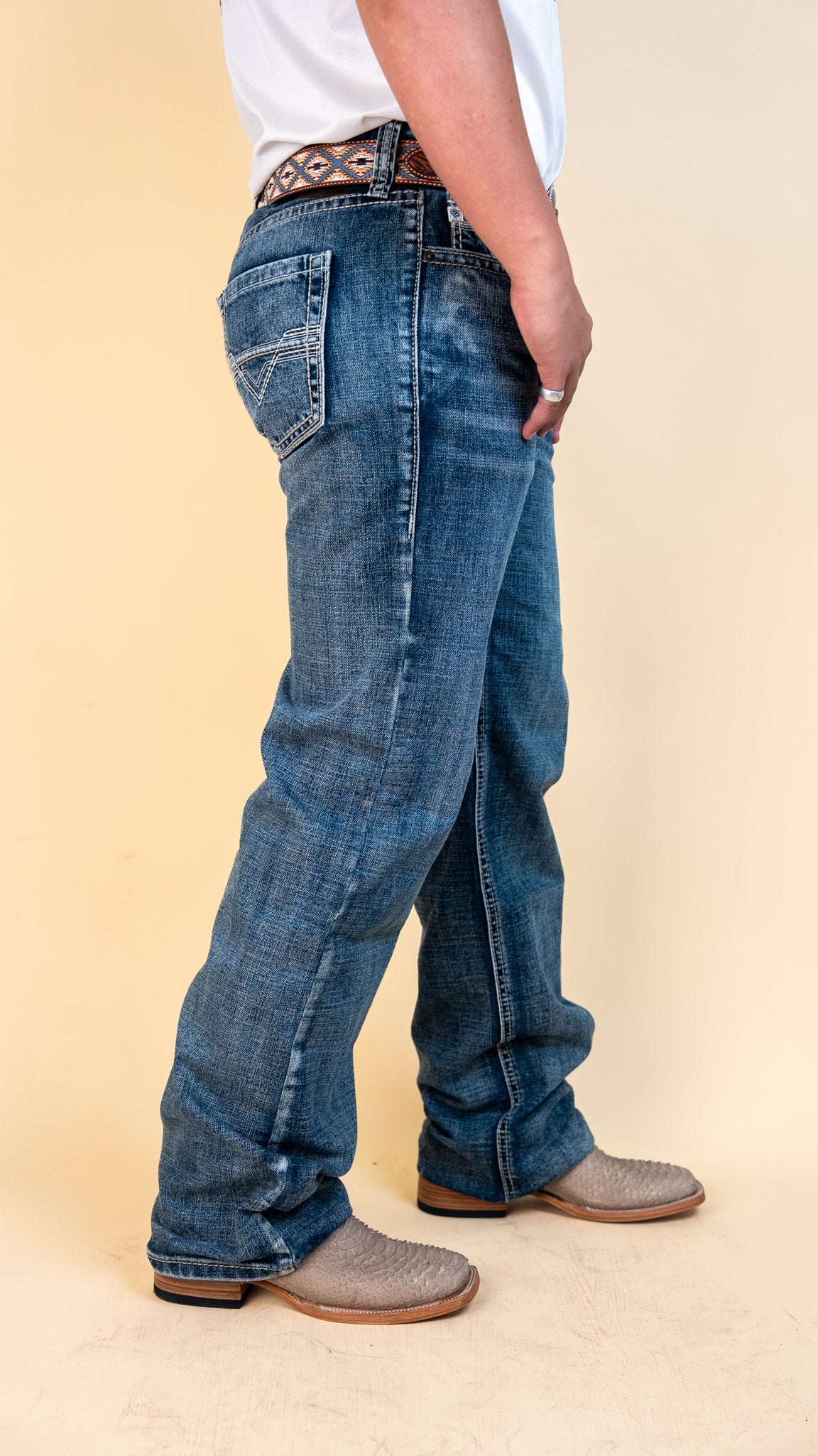 Rock & Roll Two Tone Straight Pants