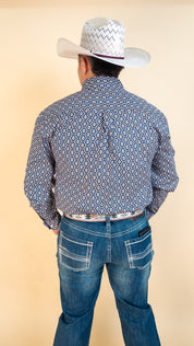 Panhandle Mike Pearl Long Sleeve Snap Shirt