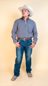 Panhandle Mike Pearl Long Sleeve Snap Shirt