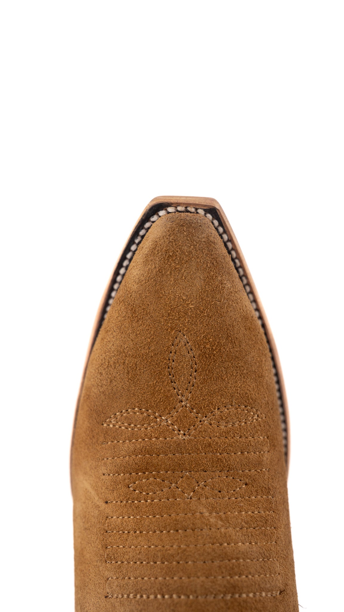Ximena Suede Tall Snip Toe Cowgirl Boot