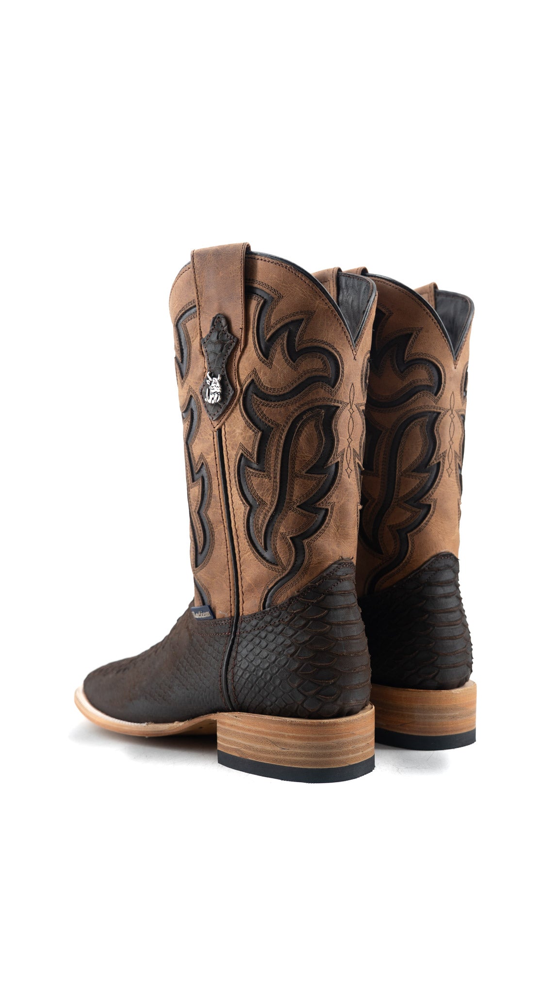 Bruce Matte Python Square Toe Cowboy Boot