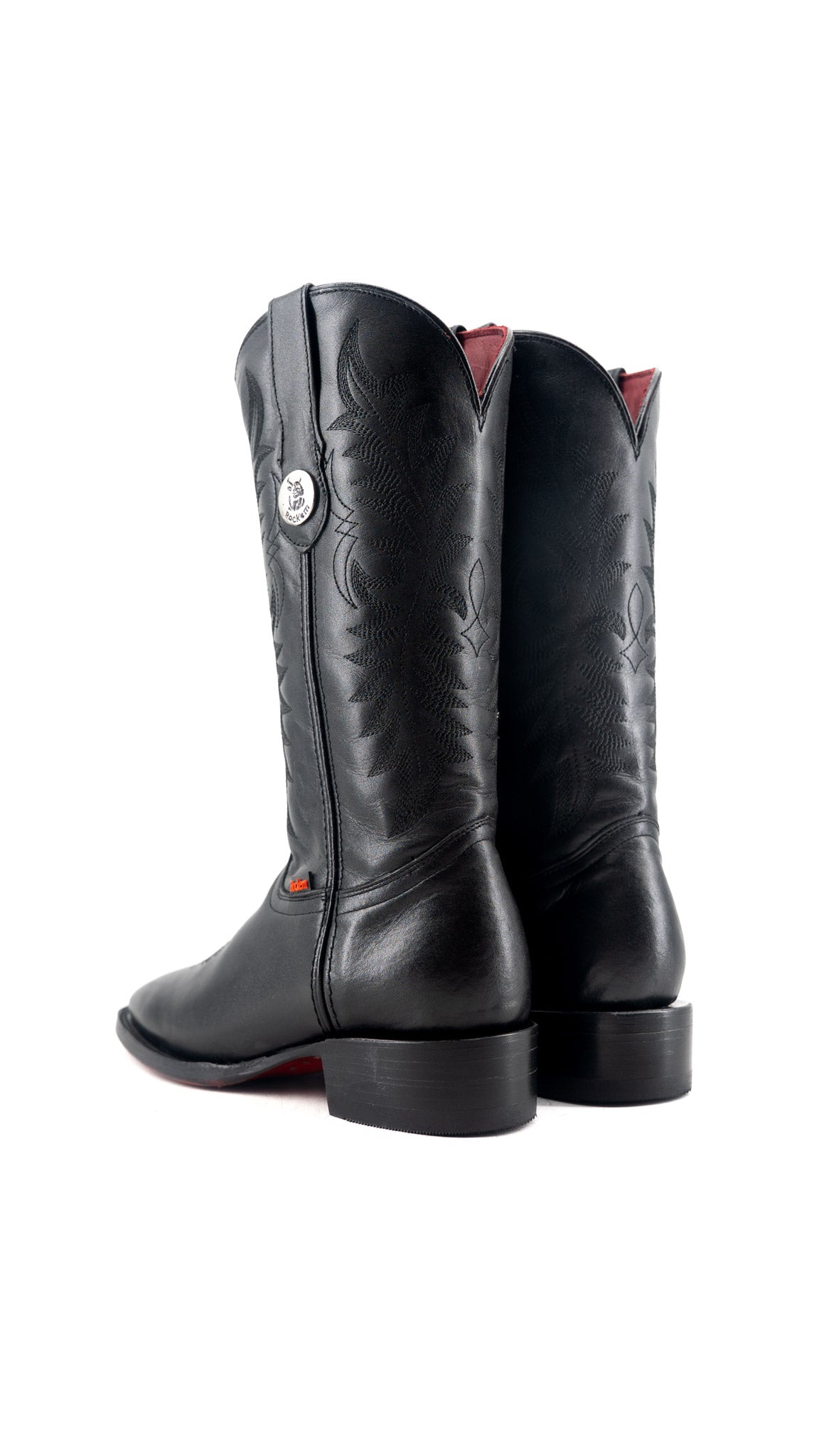 Ruby Ebano Red Sole Square Toe Cowgirl Boot
