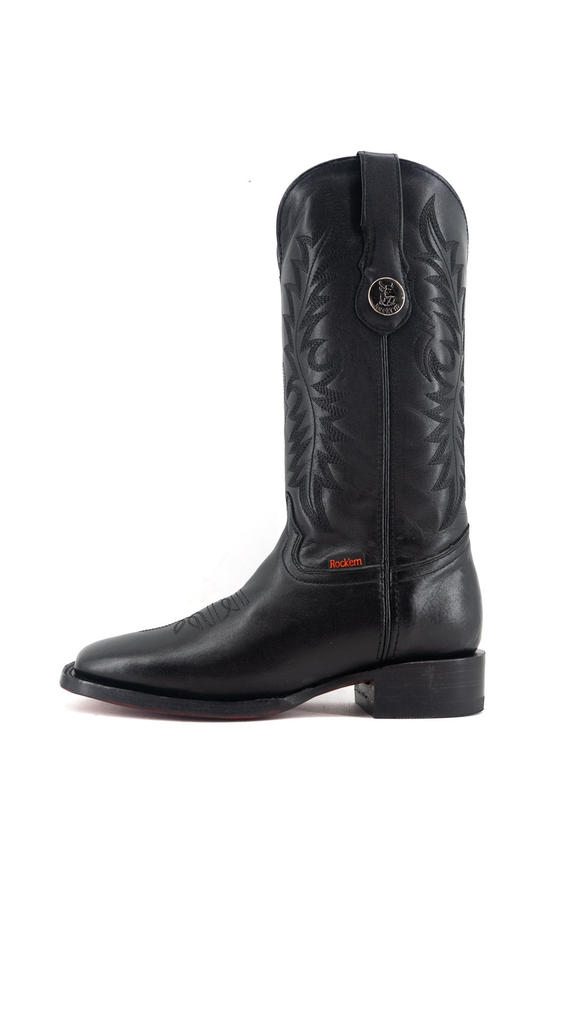Ruby Ebano Red Sole Square Toe Cowgirl Boot
