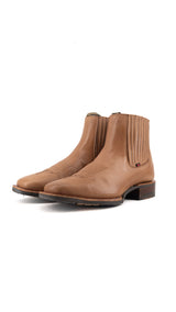 Bessero Rubber Men's Square Toe Ankle Boot