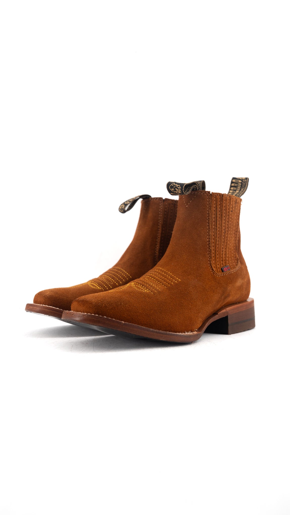 Women's Suede Bessero Cuero Western Botin