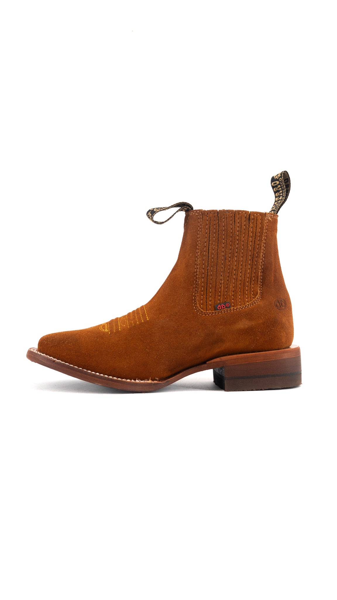 Women's Suede Bessero Cuero Western Botin