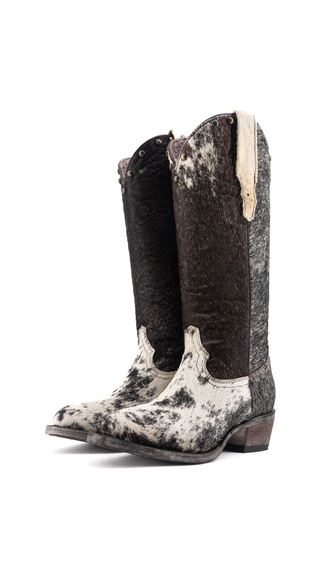 Women's Midi Cowhide Round Toe Cowgirl Boot Size 6 Box SW6 FINAL SALE