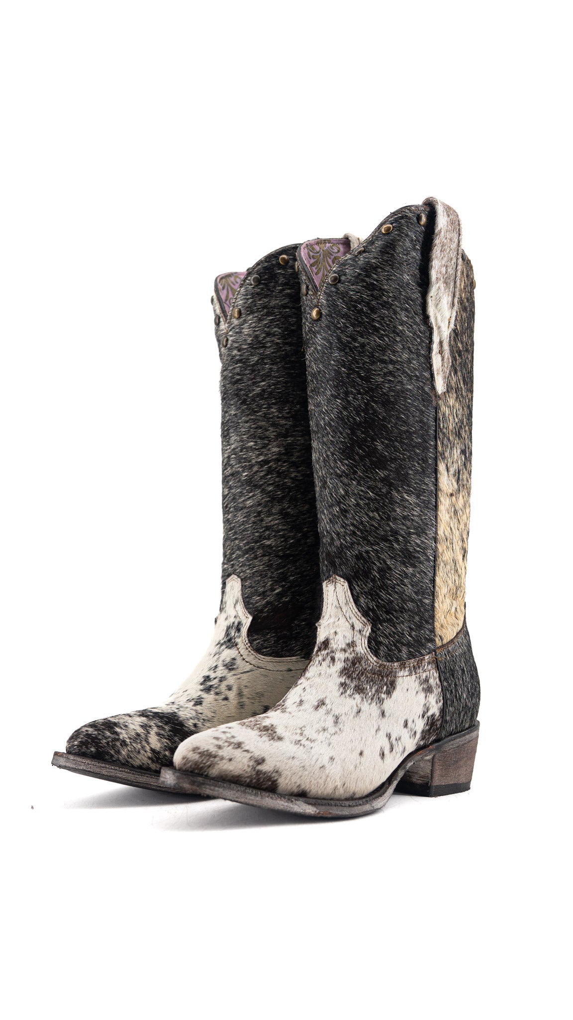 Women's Midi Cowhide Round Toe Cowgirl Boot Size 6.5 Box SW15 FINAL SALE