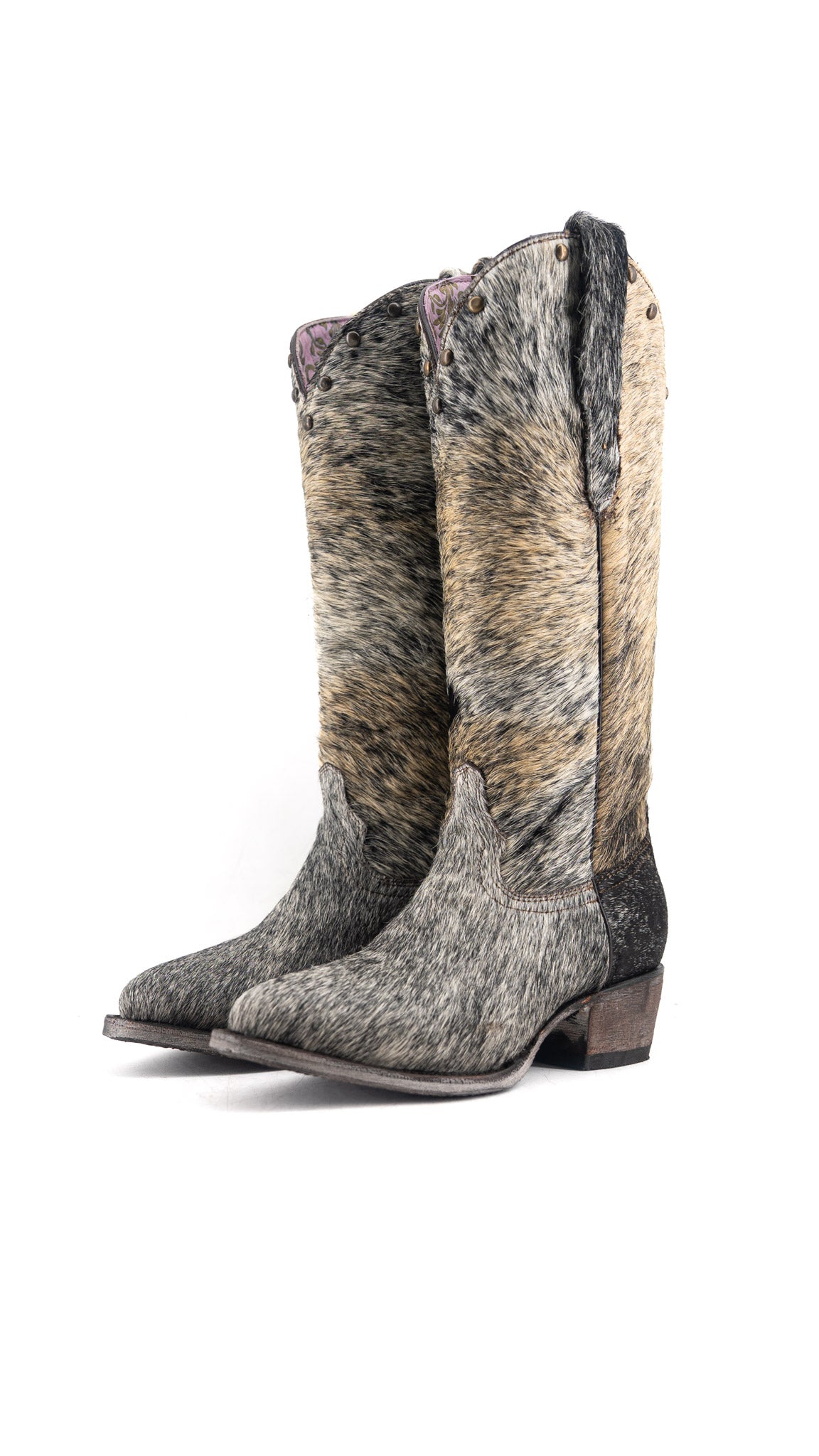 Women's Midi Cowhide Round Toe Cowgirl Boot Size 7 Box SW17 FINAL SALE