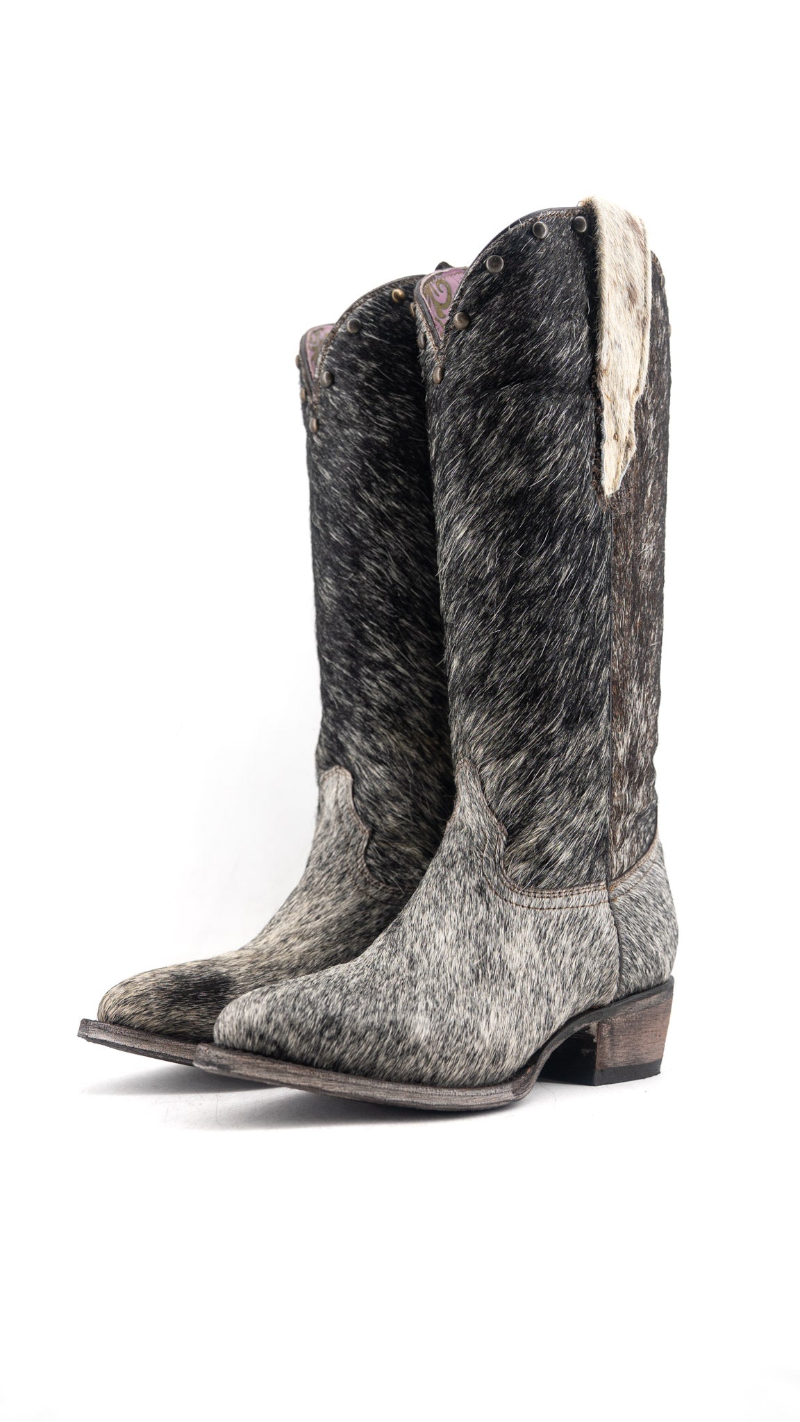 Women's Midi Cowhide Round Toe Cowgirl Boot Size 7 Box SW18 FINAL SALE