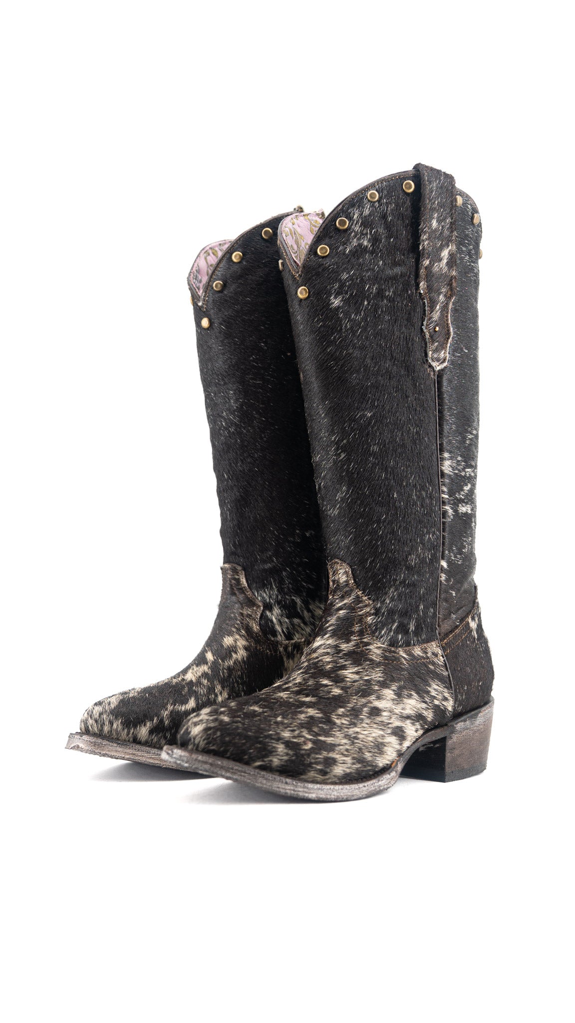 Women's Midi Cowhide Round Toe Cowgirl Boot Size 7 Box SW19 FINAL SALE