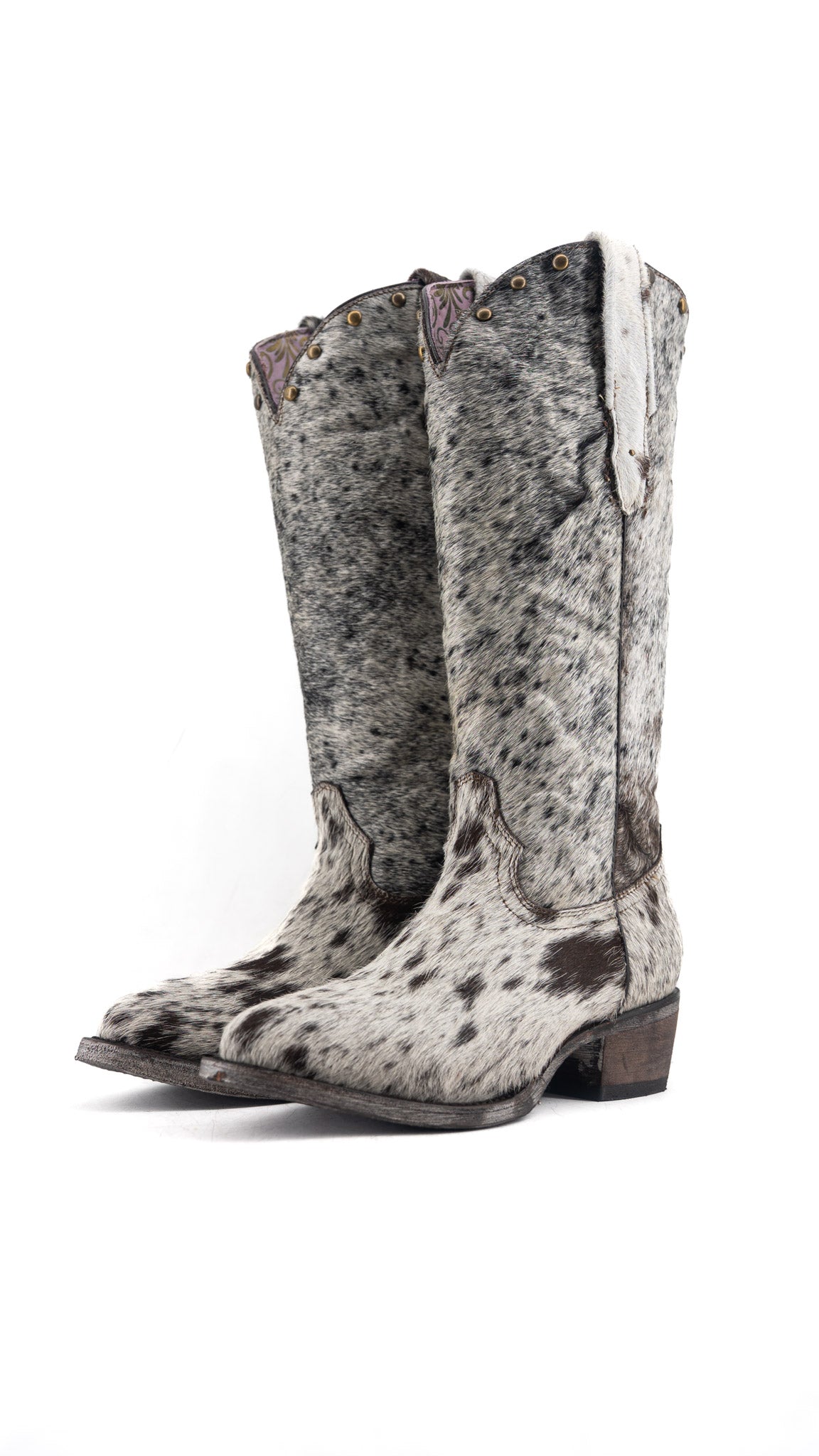 Women's Midi Cowhide Round Toe Cowgirl Boot Size 7 Box SW21 FINAL SALE