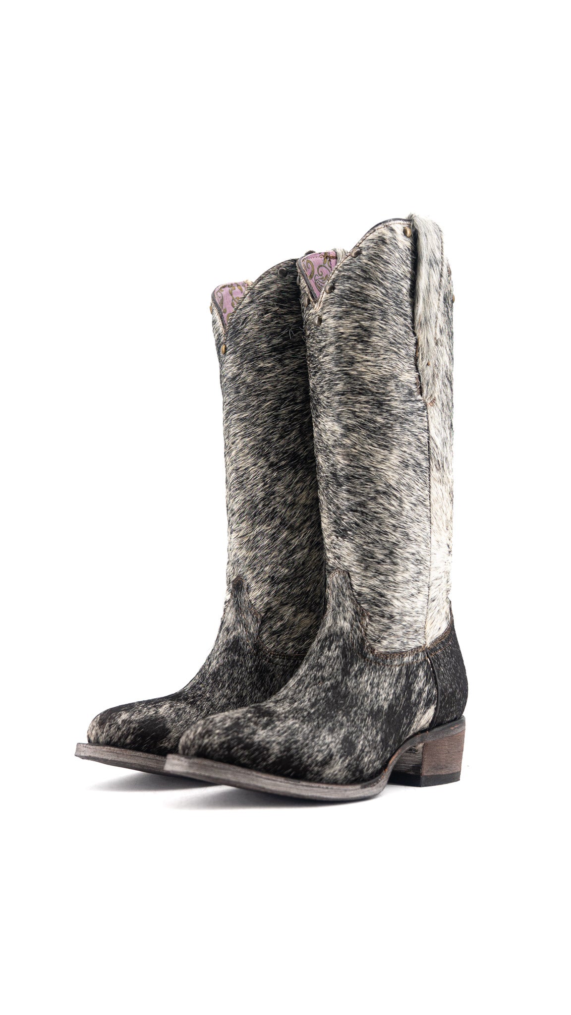 Women's Midi Cowhide Round Toe Cowgirl Boot Size 7.5 Box SW24 FINAL SALE