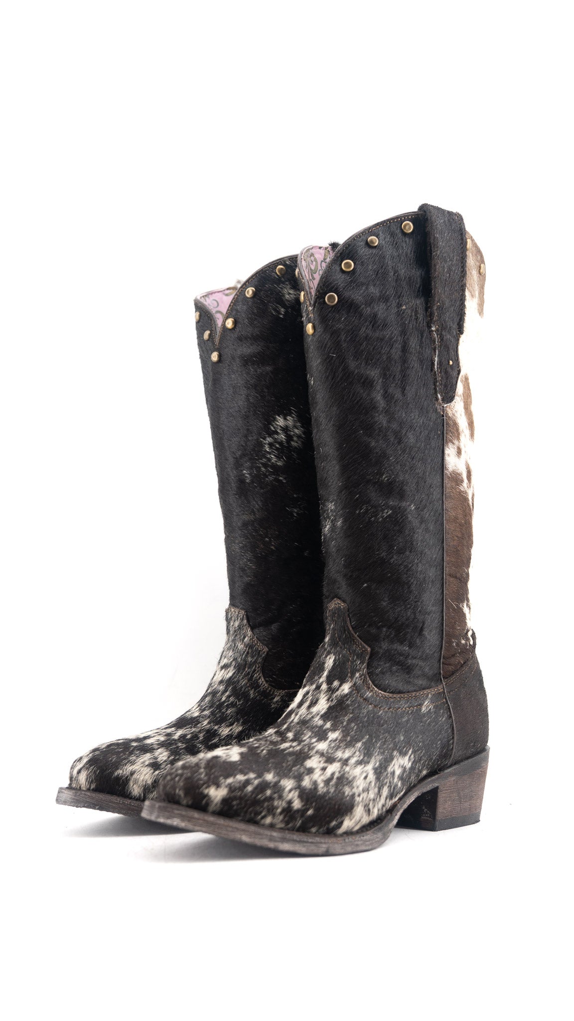 Women's Midi Cowhide Round Toe Cowgirl Boot Size 7.5 Box SW25 FINAL SALE