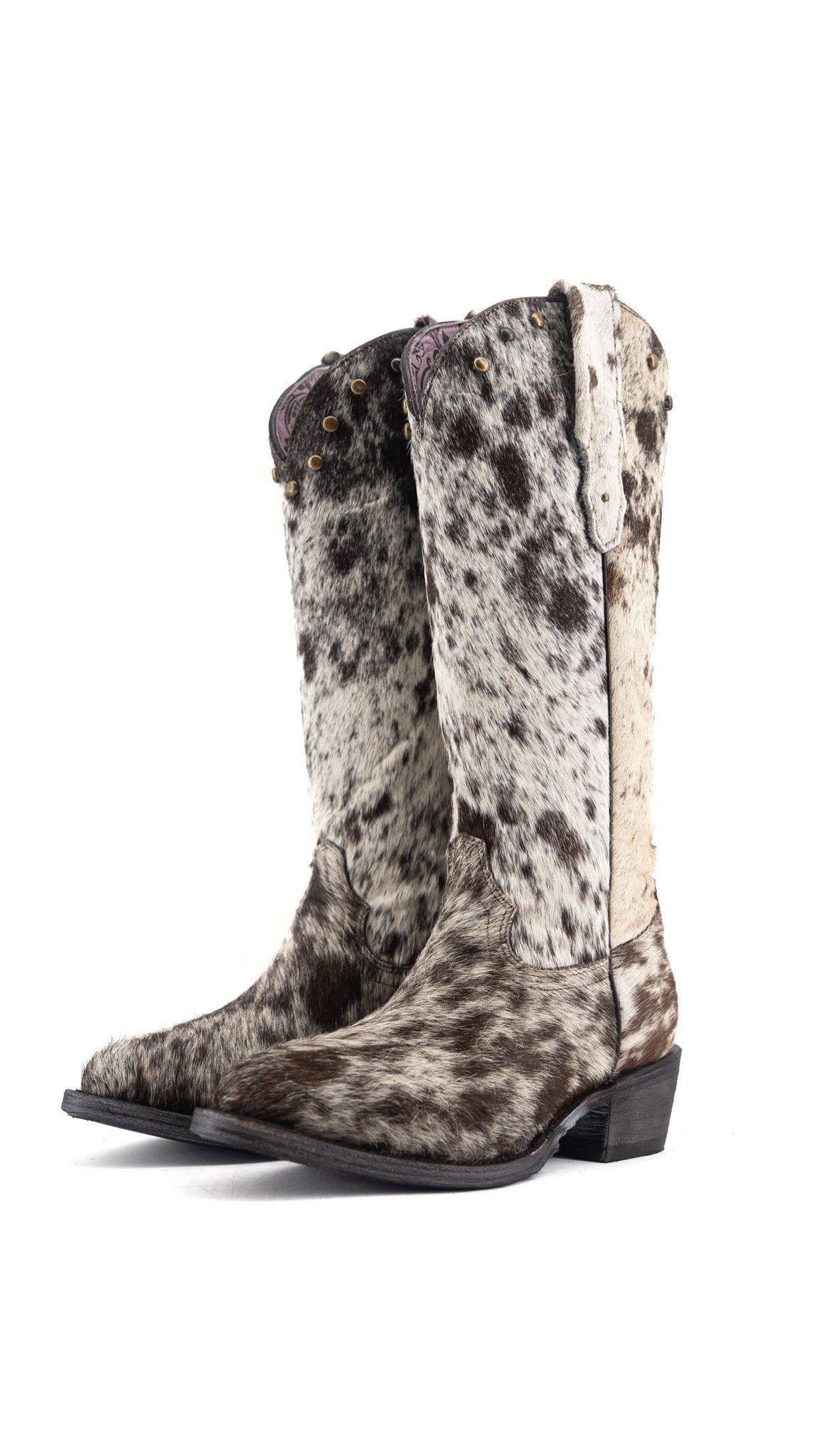 Women's Midi Cowhide Round Toe Cowgirl Boot Size 7.5 Box SW26 FINAL SALE