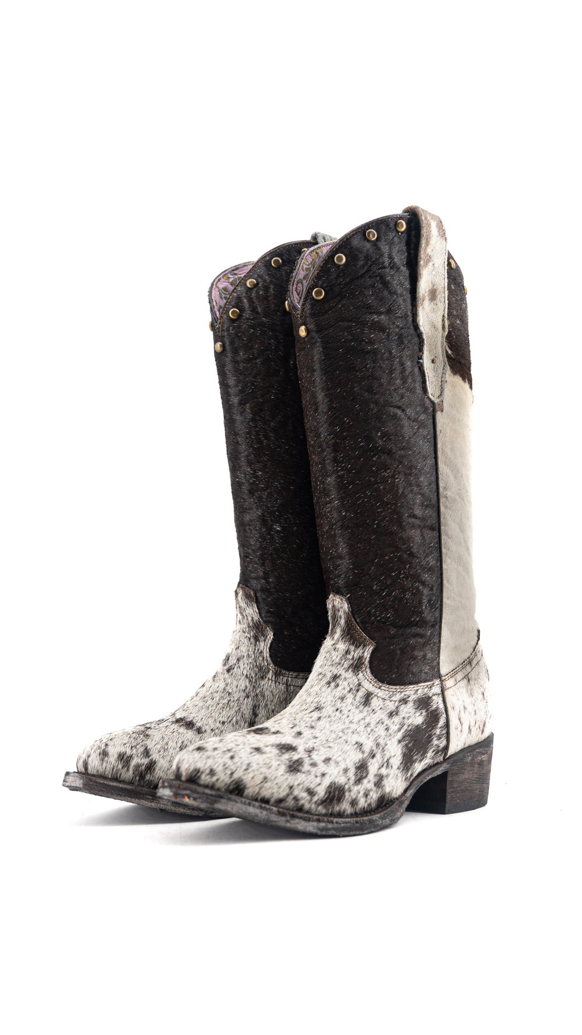 Women's Midi Cowhide Round Toe Cowgirl Boot Size 8 Box SW27 FINAL SALE