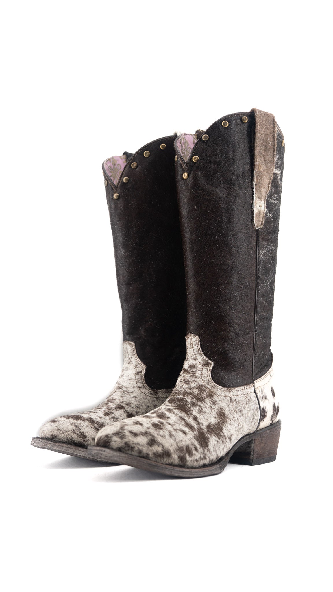 Women's Midi Cowhide Round Toe Cowgirl Boot Size 8 Box SW28 FINAL SALE