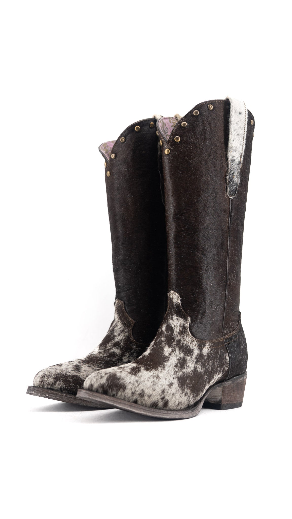 Women's Midi Cowhide Round Toe Cowgirl Boot Size 8 Box SW31 FINAL SALE