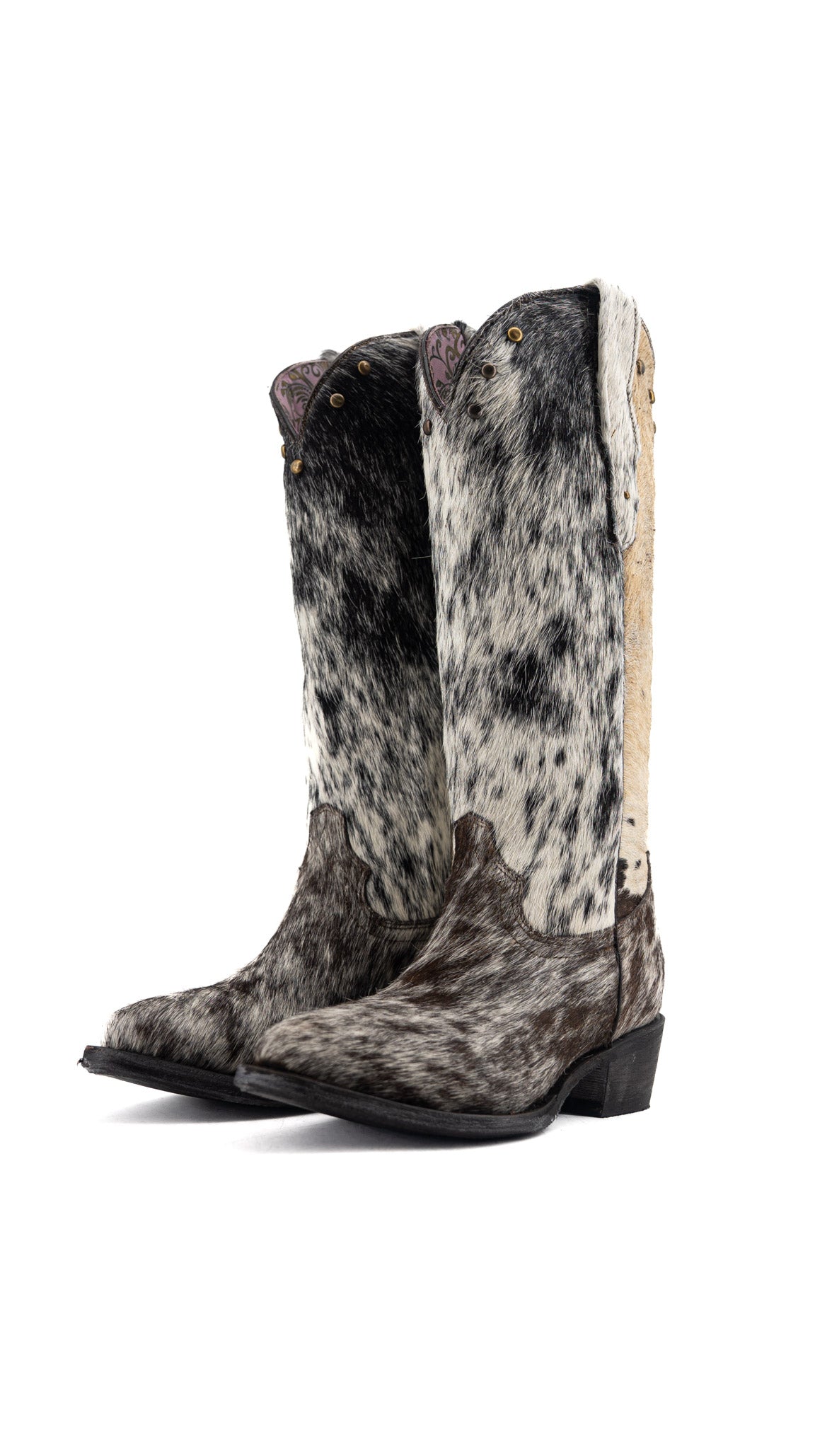 Women's Midi Cowhide Round Toe Cowgirl Boot Size 8 Box SW32 FINAL SALE