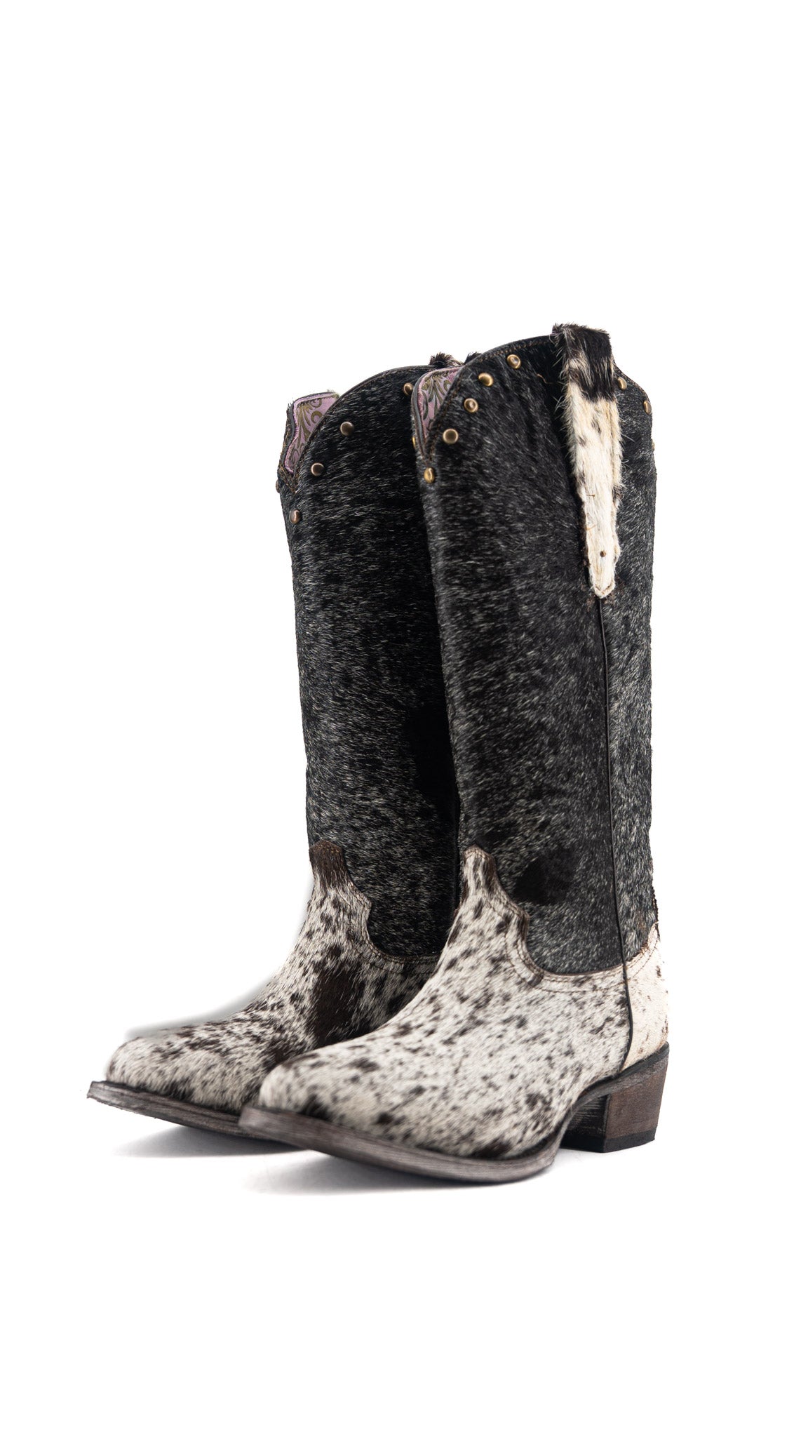 Women's Midi Cowhide Round Toe Cowgirl Boot Size 8 Box SW33 FINAL SALE