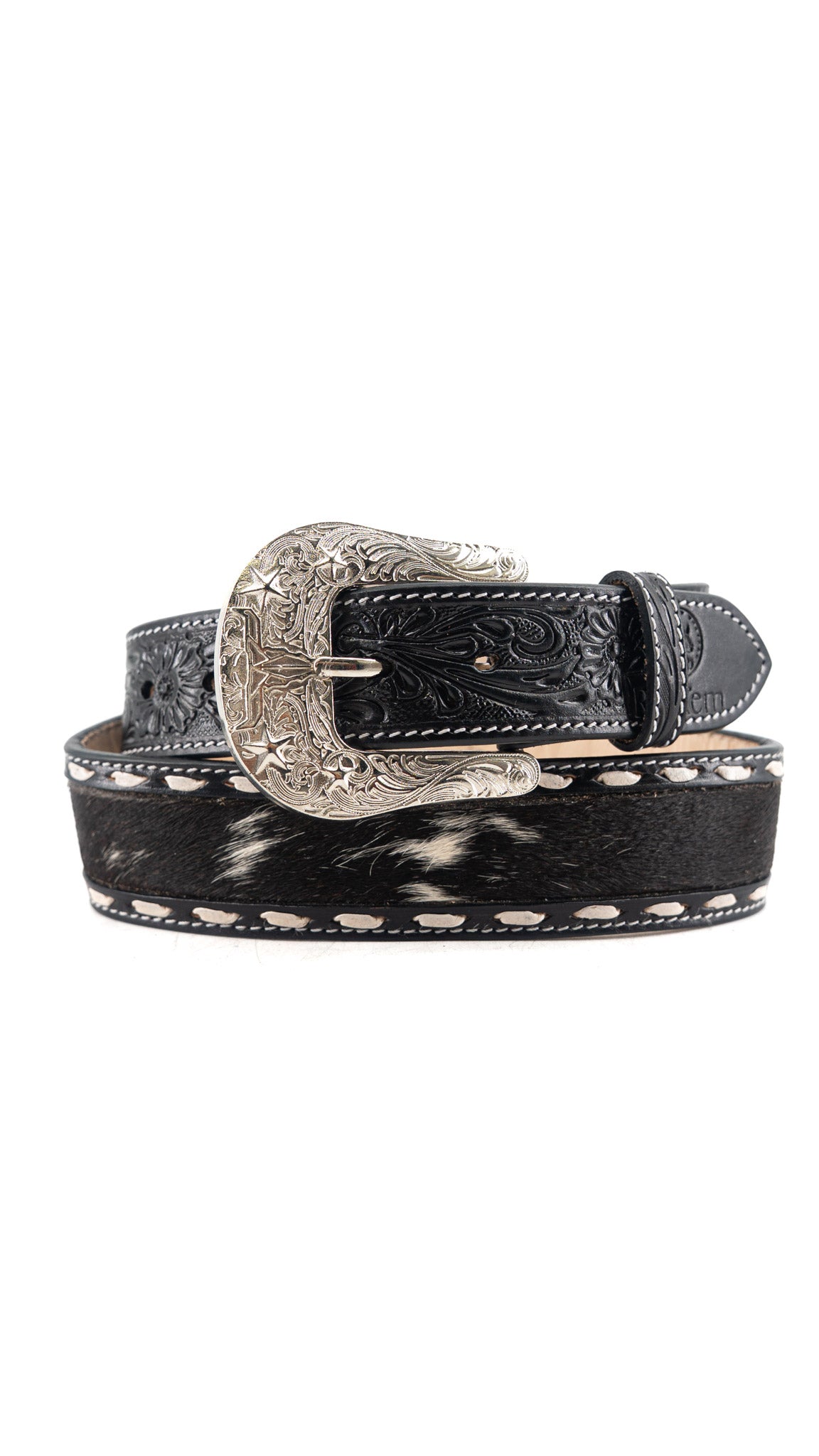 Cattleman Cowhide Cowboy Belt
