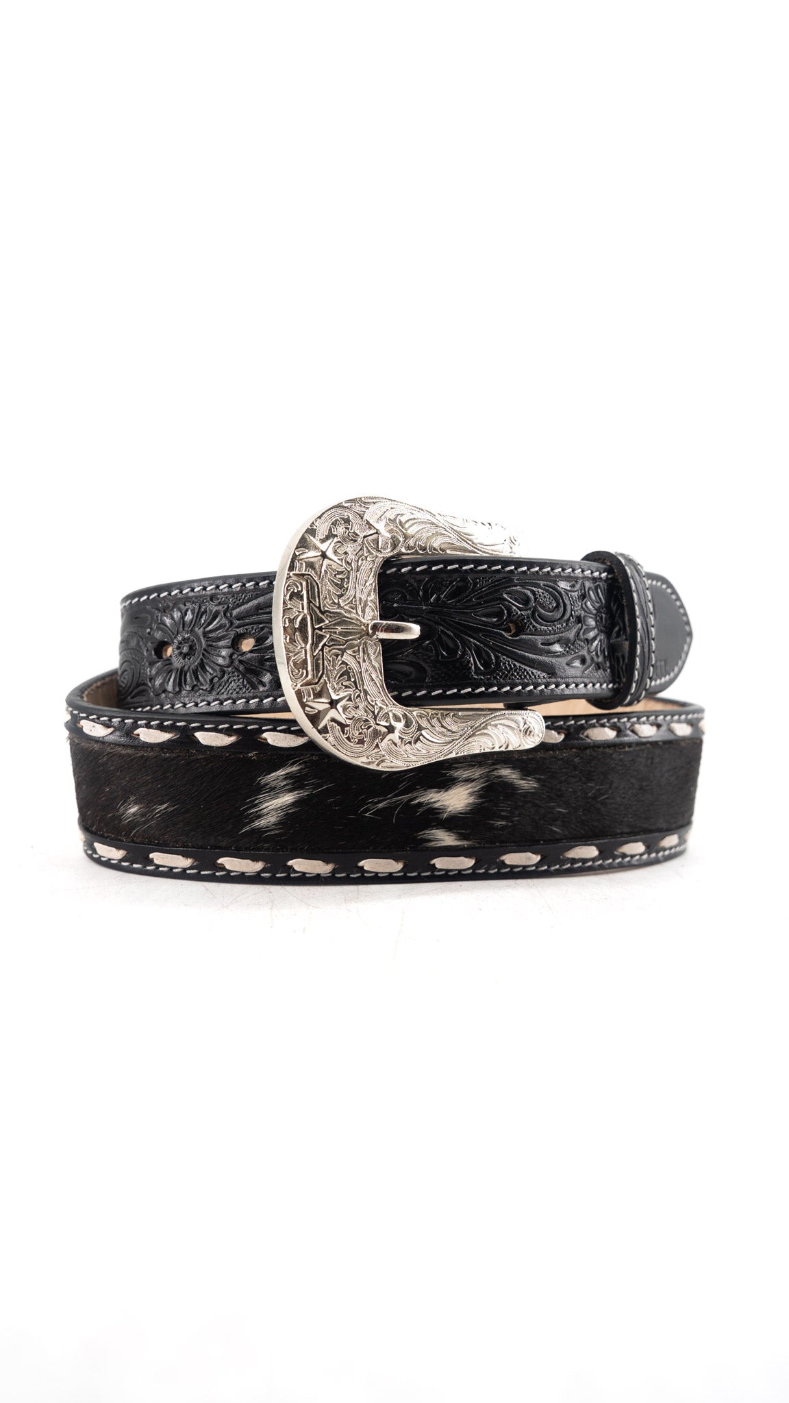 Cattleman Cowhide Cowboy Belt