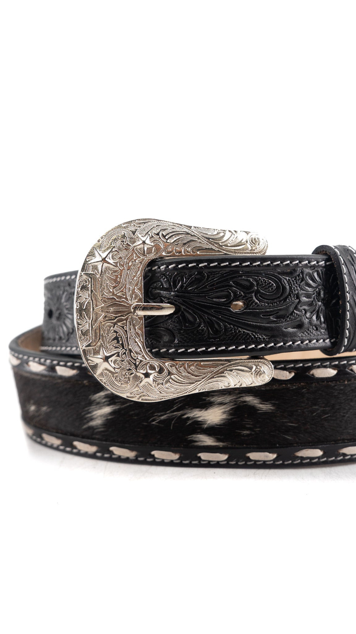 Cattleman Cowhide Cowboy Belt