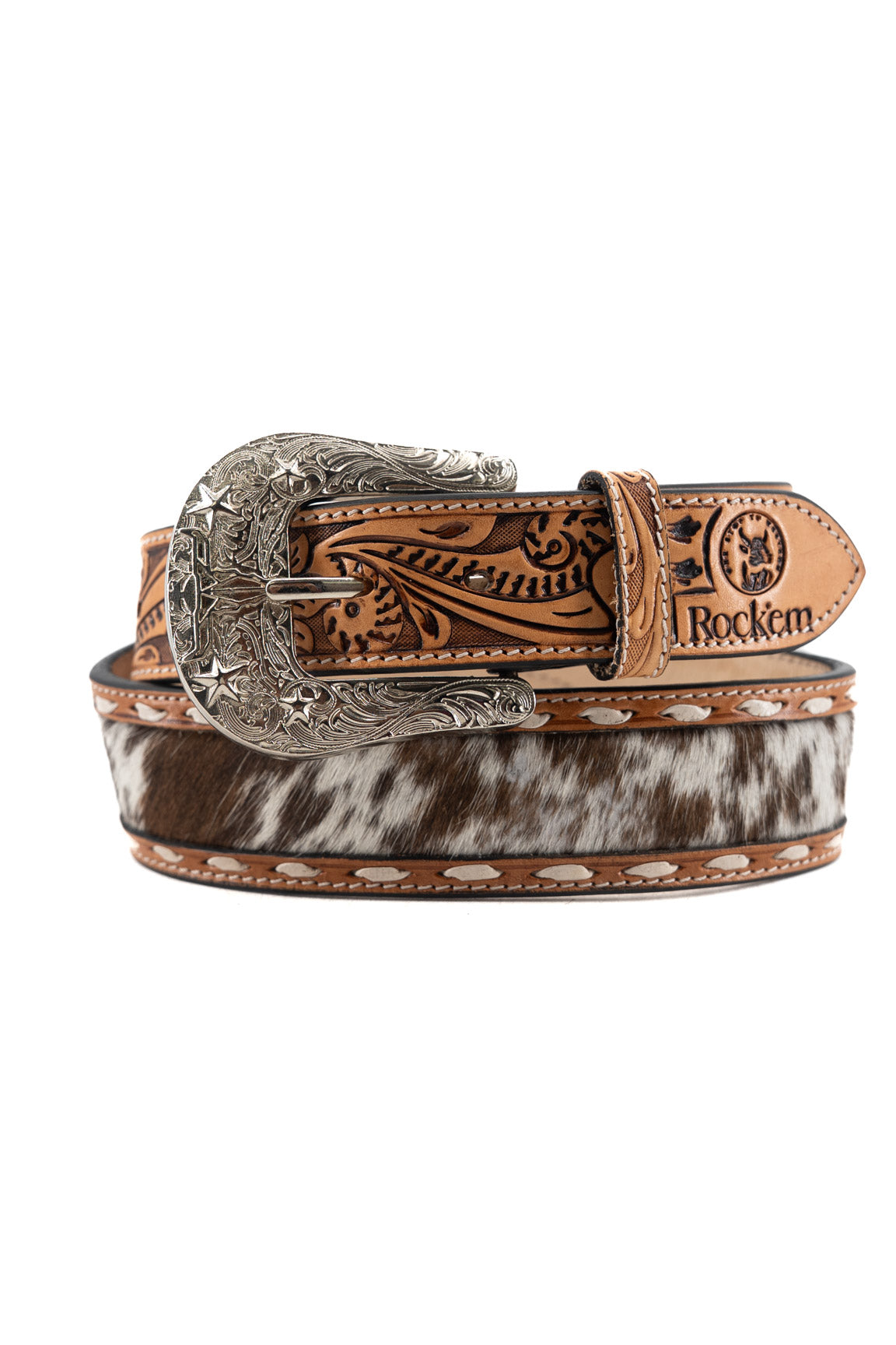 Cattleman Cowhide Cowboy Belt