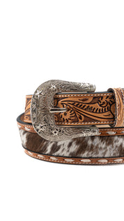 Cattleman Cowhide Cowboy Belt