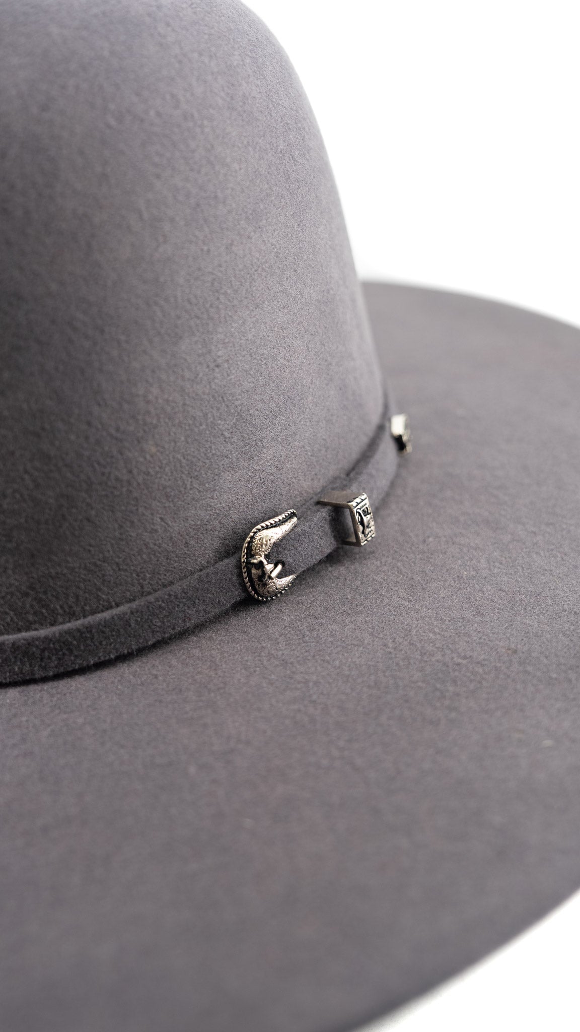 Rock'em 4X Lead Open Crown Felt Cowboy Hat
