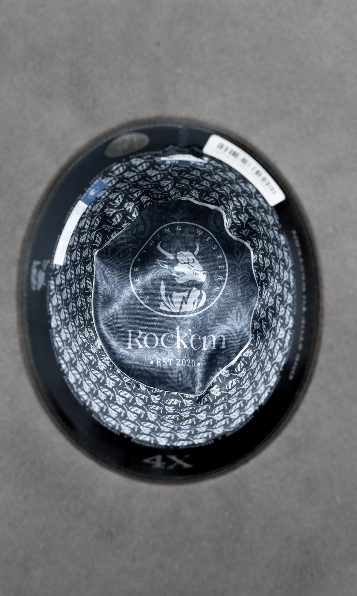 Rock'em 4X Lead Open Crown Felt Cowboy Hat