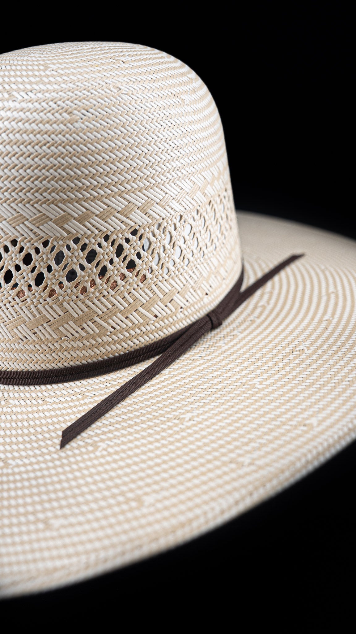 Rock'em 100X Bitadze Open Crown Straw Hat