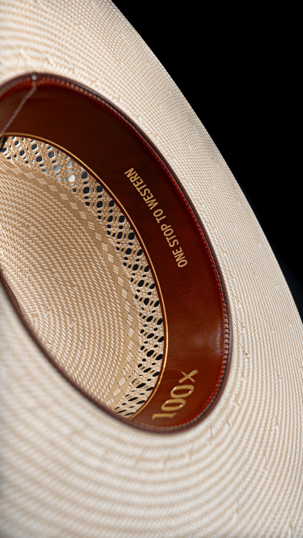Rock'em 100X Bitadze Open Crown Straw Hat